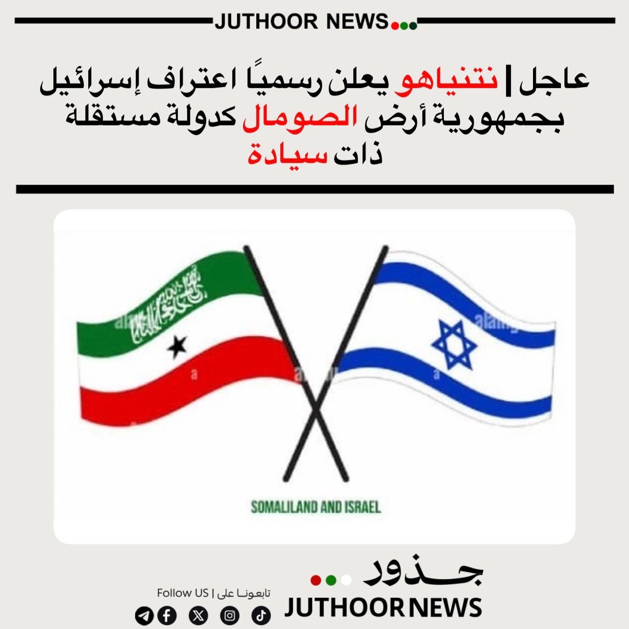 إسرائيل تعترف رسميًا بأرض الصومال وسط تقارير ربطتها بملف “نقل سكان غزة” إلى أفريقيا